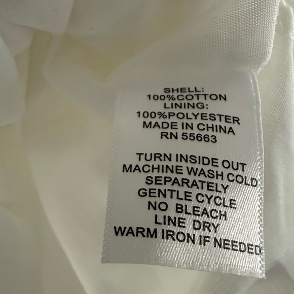 Cynthia Rowley White Eyelet Dress, Size Medium, Excellent Condition - Picture 8 of 8